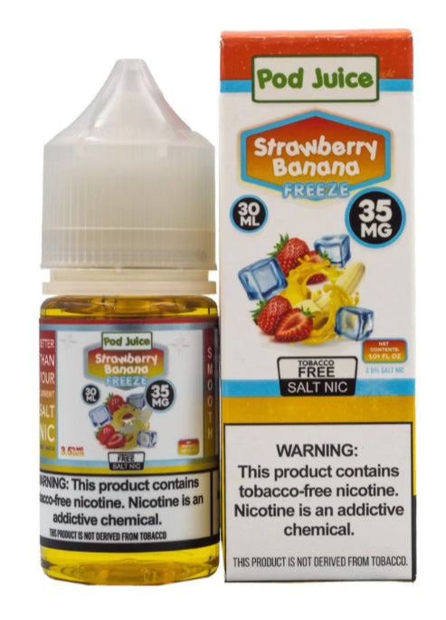 POD JUICE SALT STRAWBERRY BANANA FREEZE 30ML 35MG