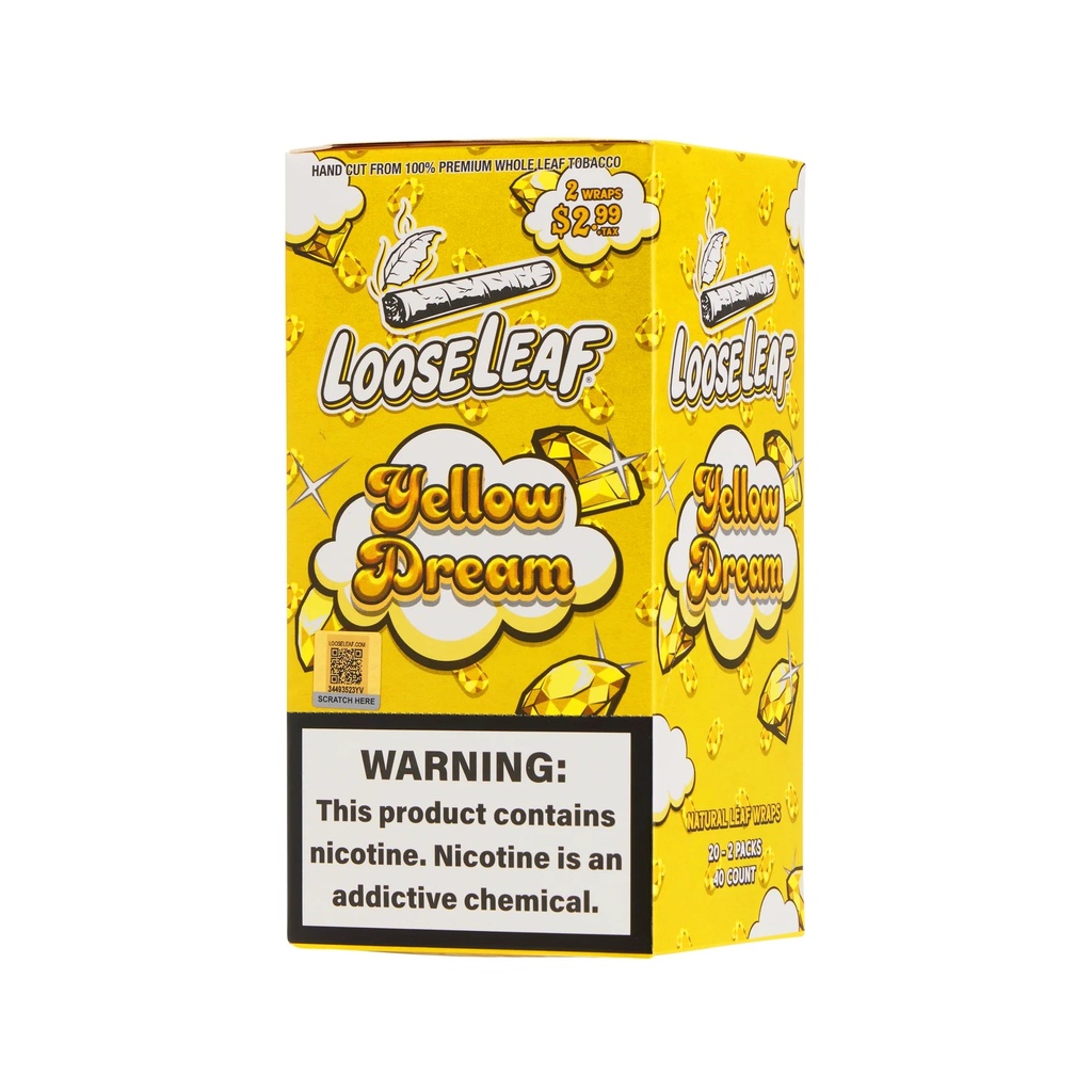 LOOSELEAF YELLOW DREAM    20 - 2 PACKS