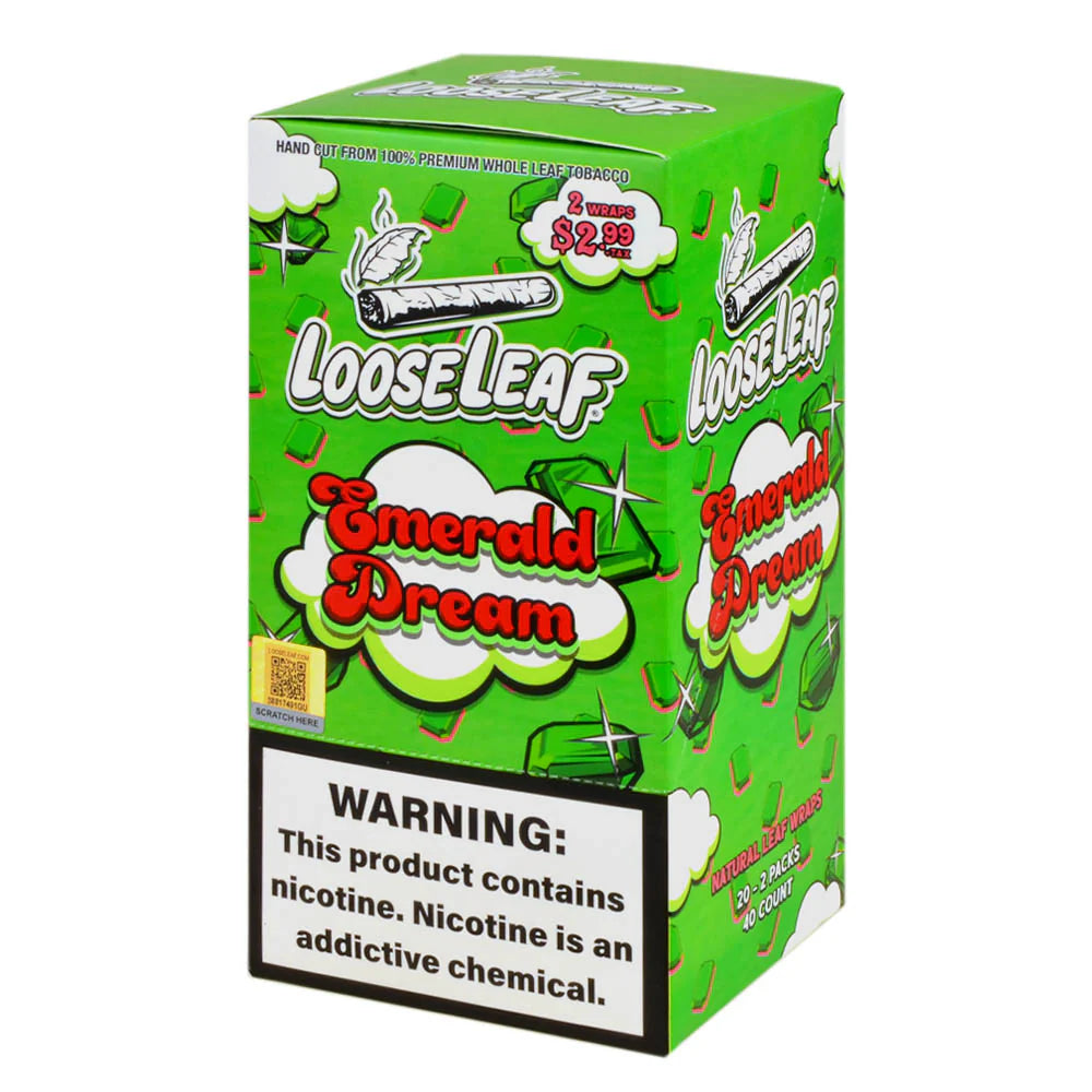 LOOSELEAF EMERALD DREAM    20 - 2 PACKS