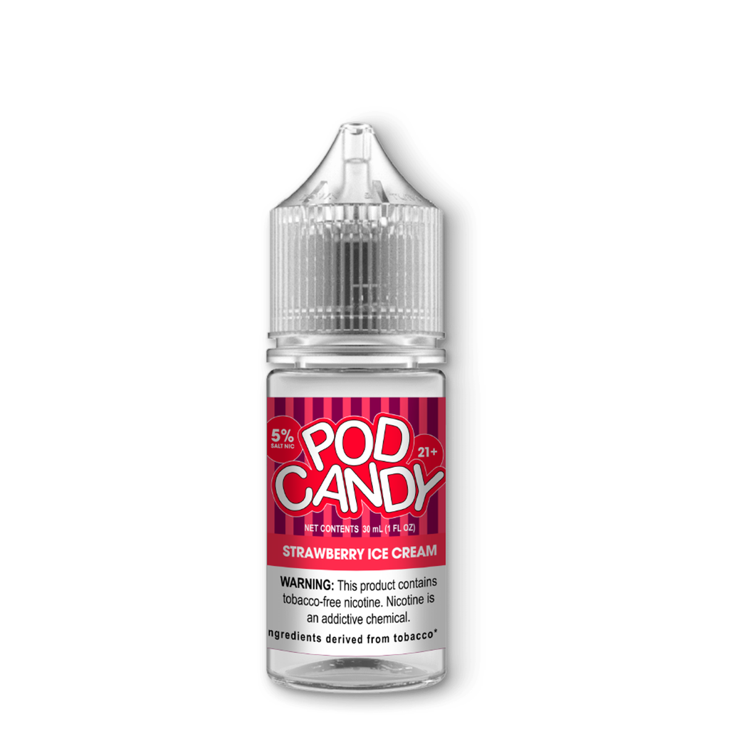 POD CANDY 5% SALT - STRAWBERRY ICE CREAM