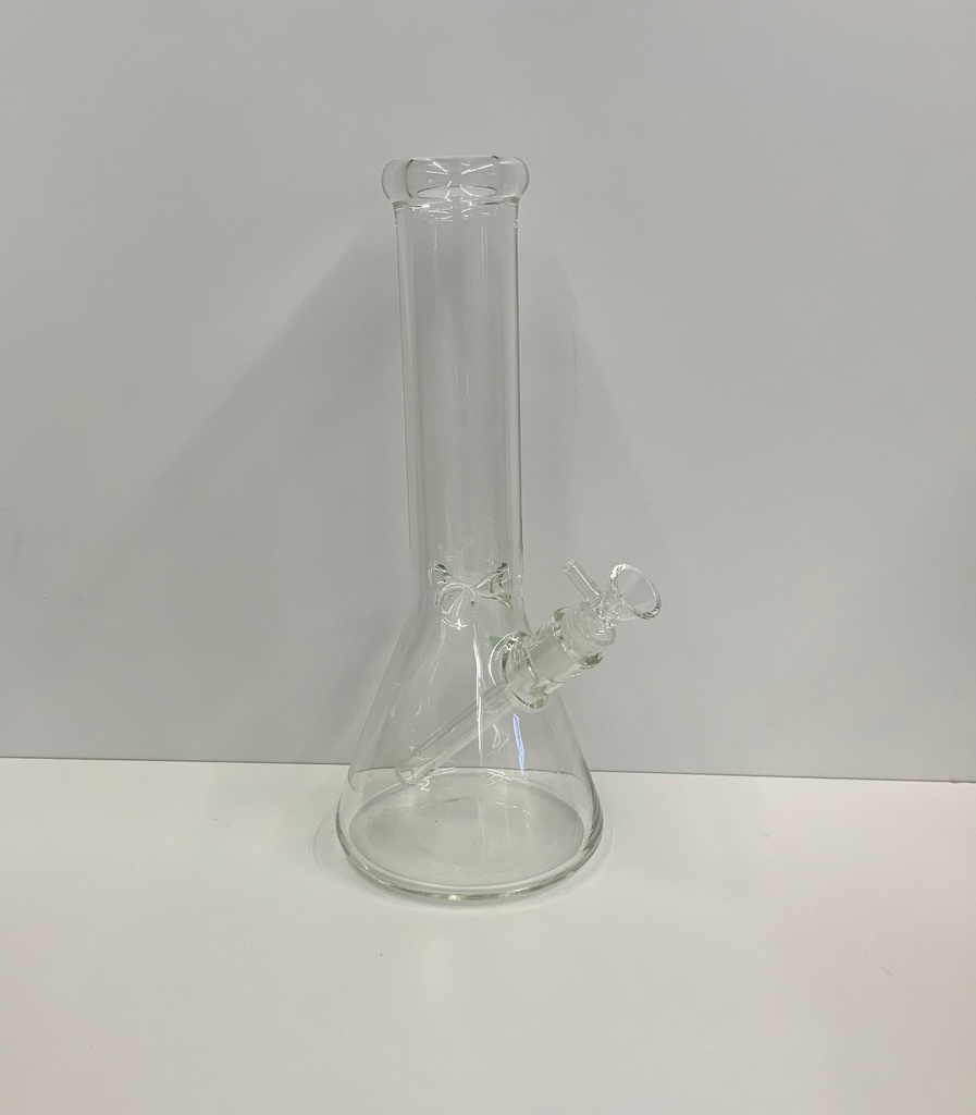 BEAKER BONG  12” - CLEAR