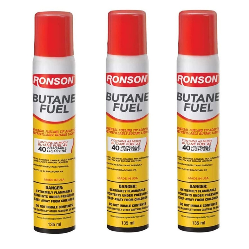 RONSON BUTANE 12-pack, 75ml