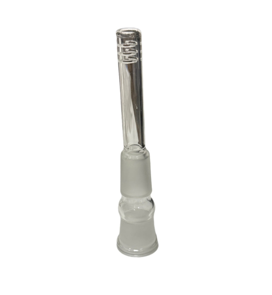 7 1/2” CONVERT 14mm TO 18mm DOWNSTEM GLASS CLEAR #DS25