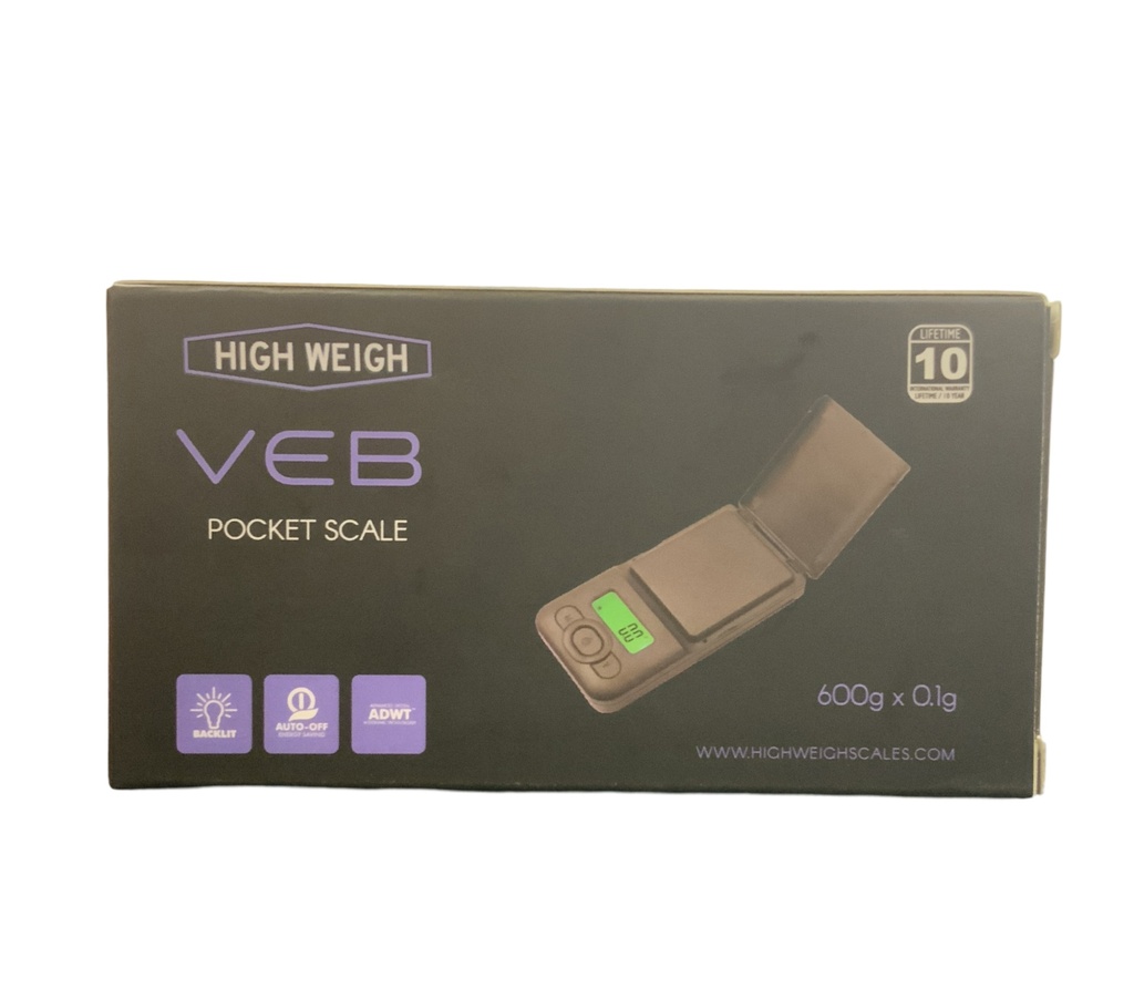 HIGH WEIGHT VEB 600g 0.1g POCKET SCALE