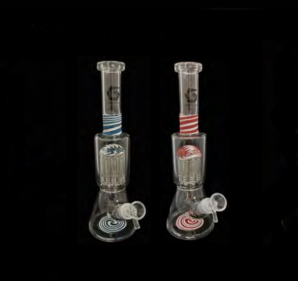 13” BONG WIG-WAG PERC BEAKER