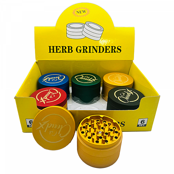 4-Part Stainless Steel 63mm Herb Grinders GR16