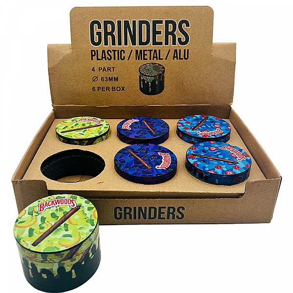 4-Part Stainless Steel 63mm Herb Grinders gr21