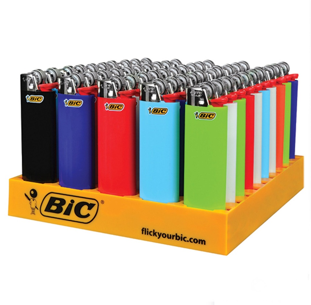 Bic Classic Lighters Tray 50+3 Free