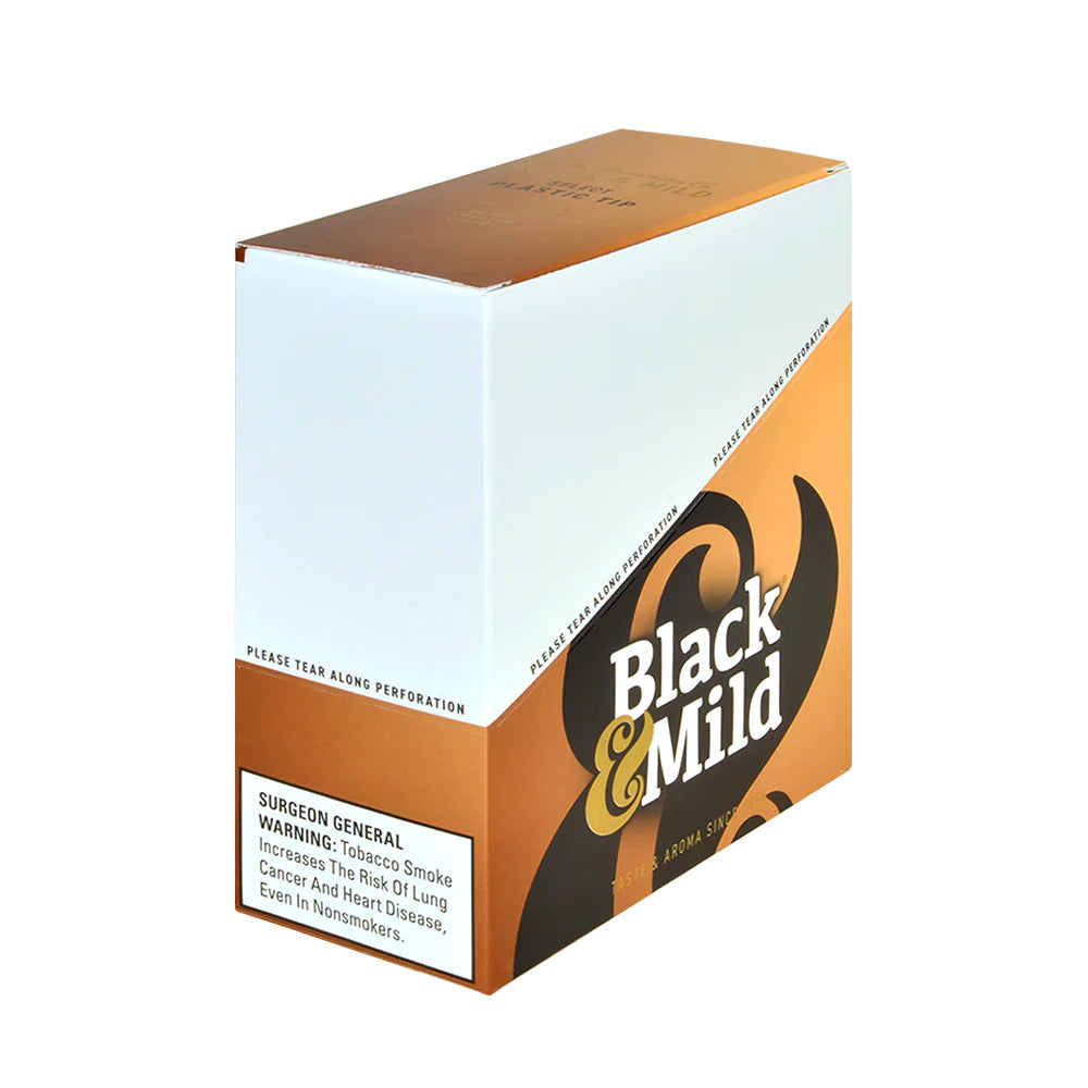 BLACK AND MILD-SELECT PLASTIC TIP. 10-5 Packs