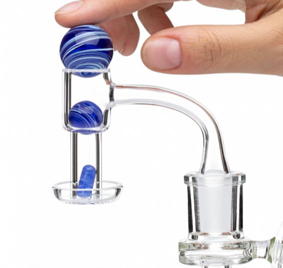 Blue Terp Slurper Marbles Pill Set BB12 Attachment