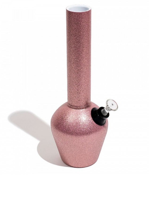 Chill Stainless Steel Pipes for an Elevated Smoking Experience Pink Glitter