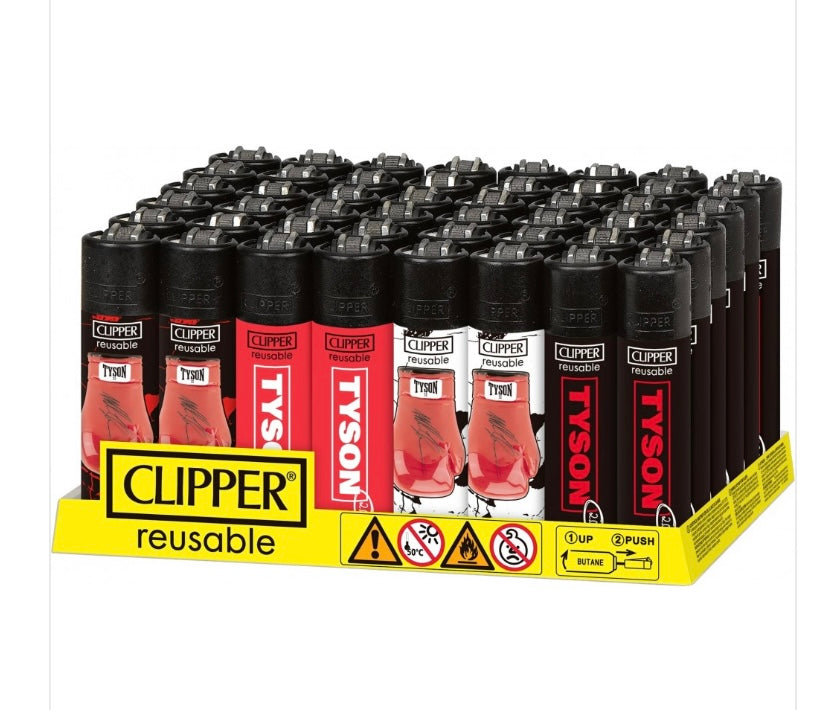 Clipper Lighters - Tyson 2.0 "Tyson Glove" - 48ct Display [CLTYSNTG-48CT]