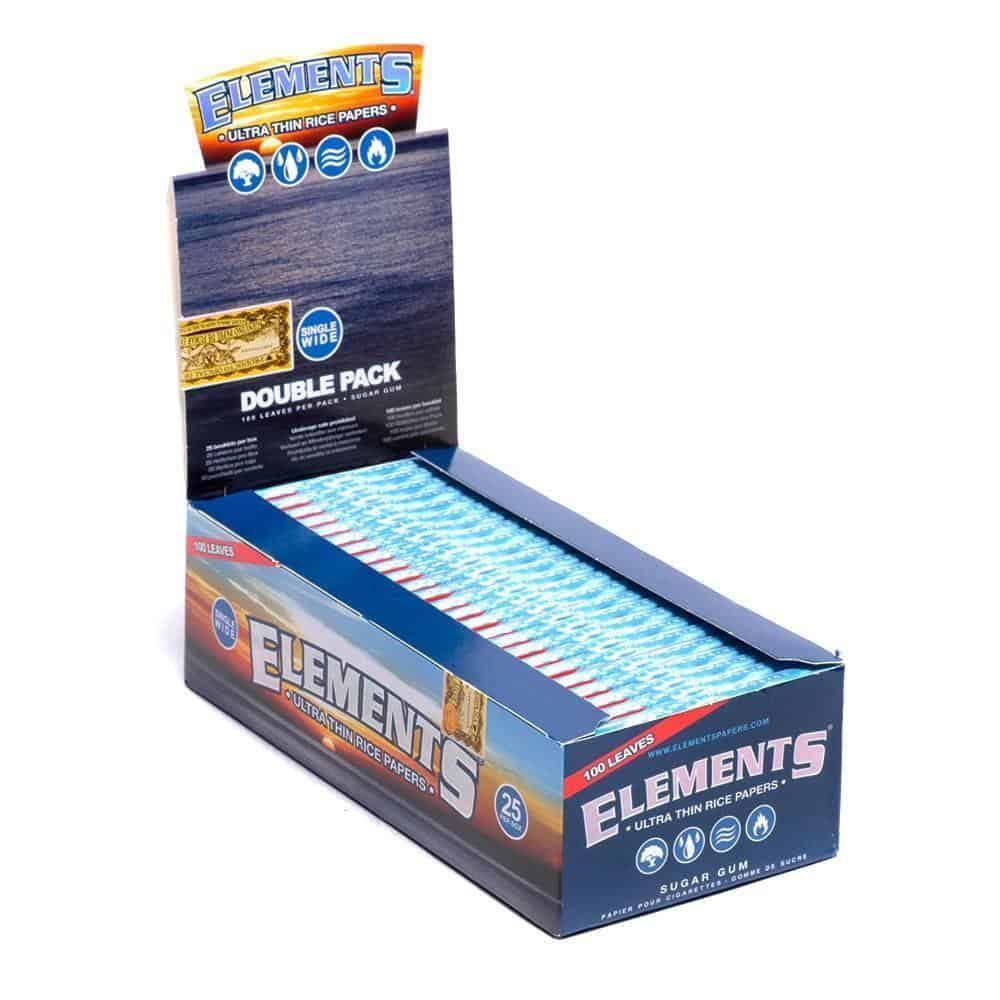 Element Unrefined Rolling Paper Single Wide 25-Count