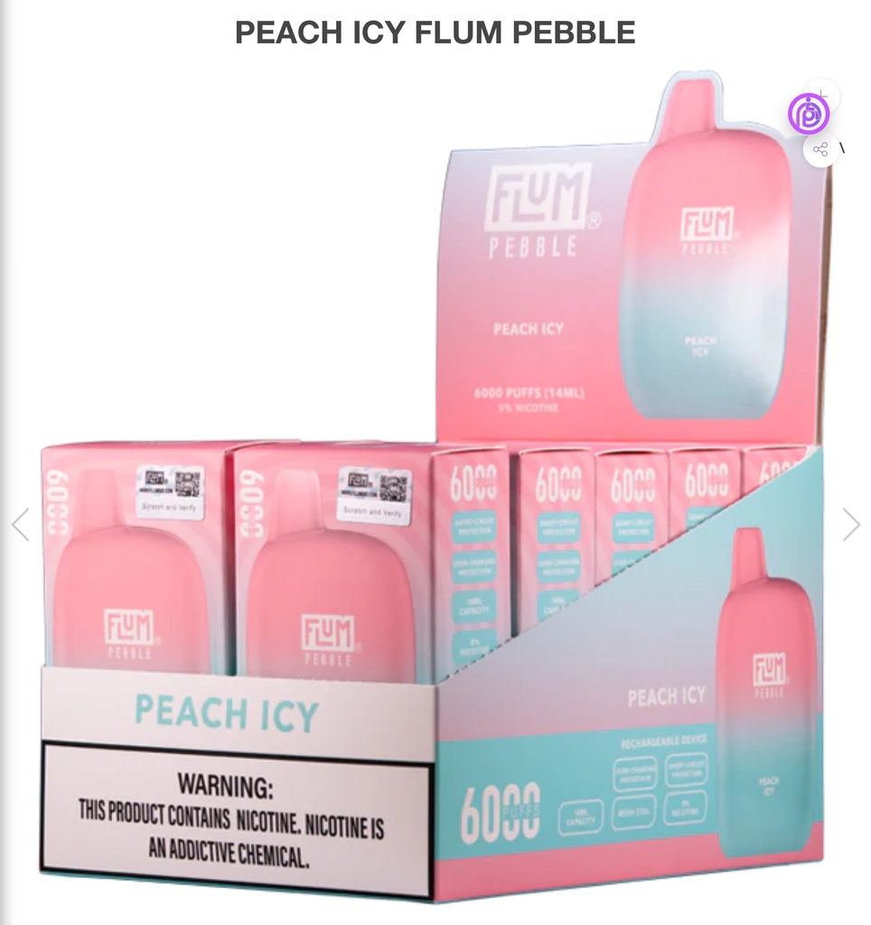 Flum Peach icy