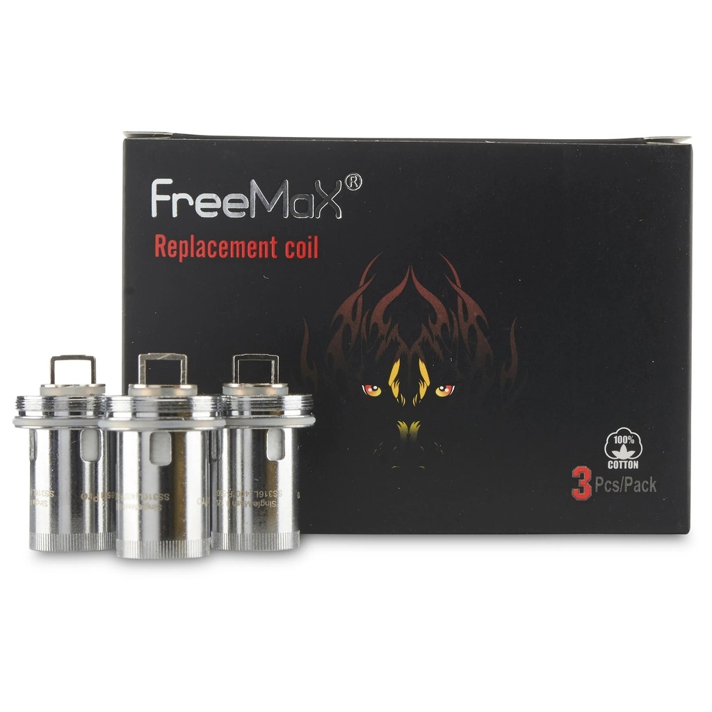 Freemax SS316L Mesh Pro Single Coil 0.12 ohm 3-Pack