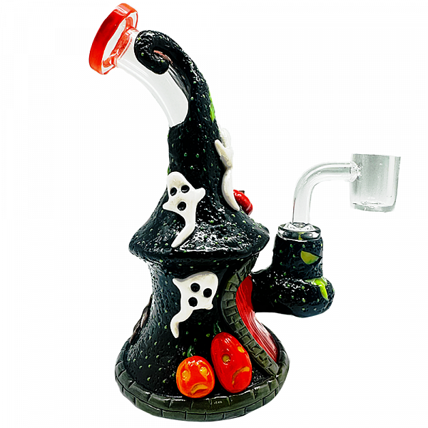 7 Halloween Glass Dab Rig WP136 Mixed