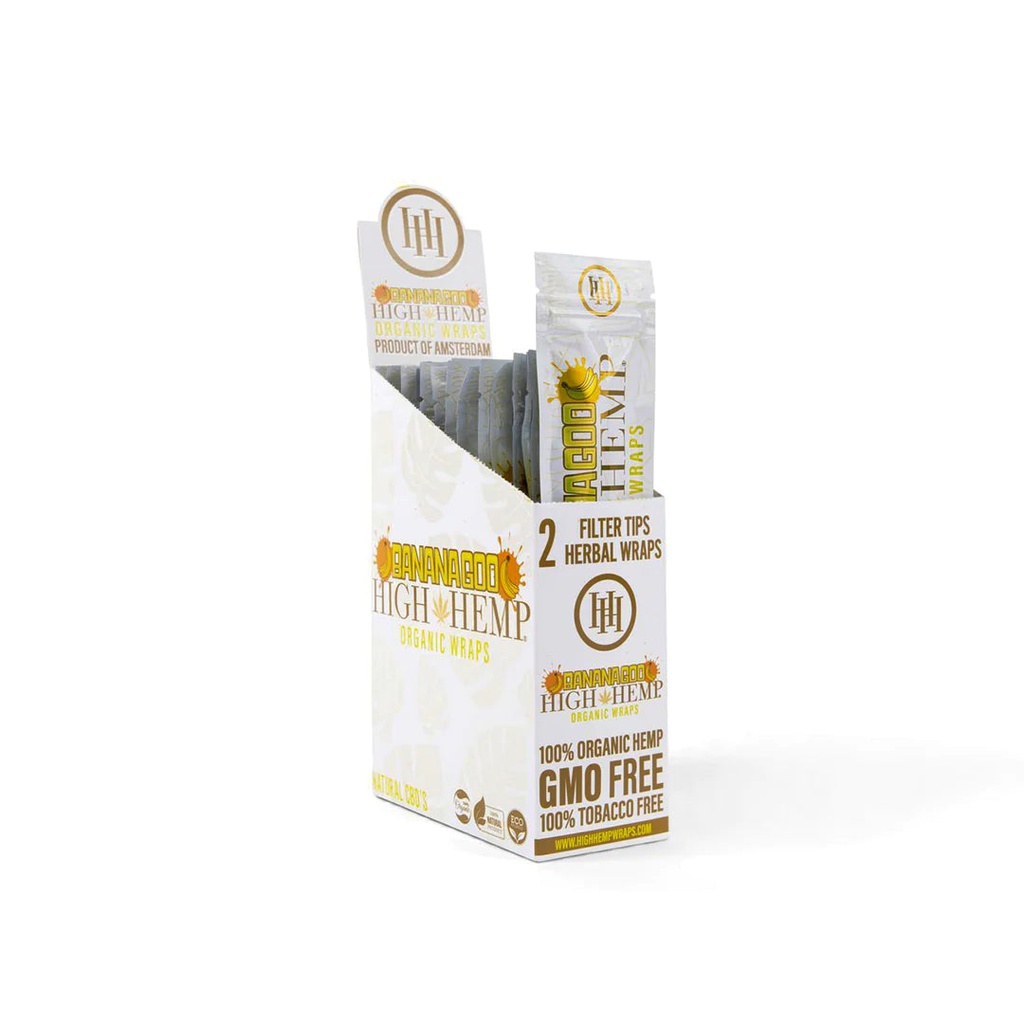 High Hemp Wraps ORGANIC Bananagoo 25-pack