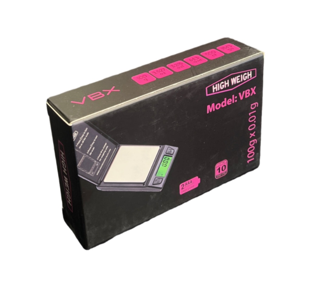 High Weigh VBX-100 Pocket Scale 100g X 0.01g Black