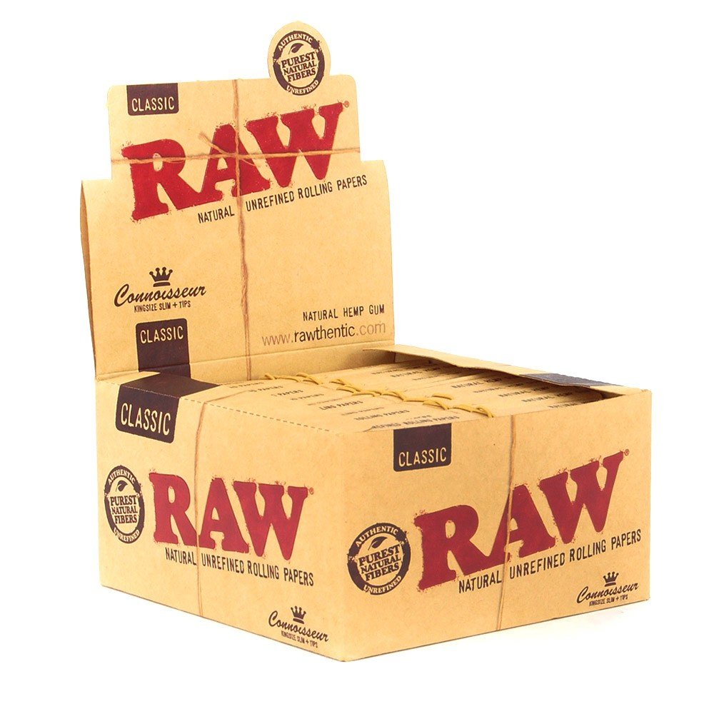 Raw Papers Connoisseur Classic King Size 24-Piece Box