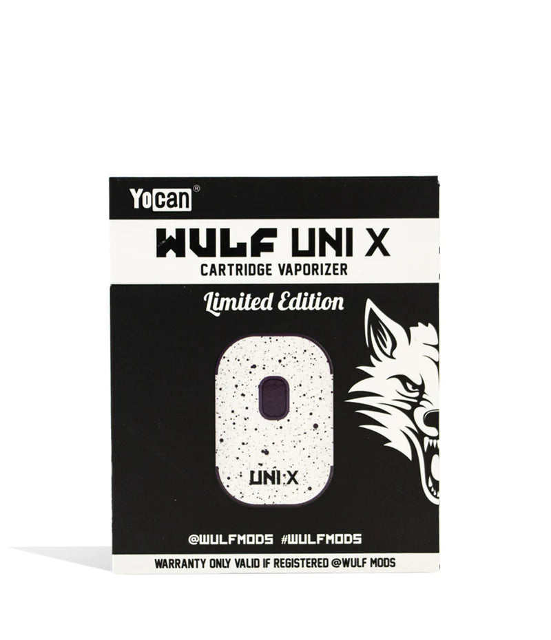 WULF UNI-X .510 CART VAPORIZER - WHITE-BLACK SPATTER