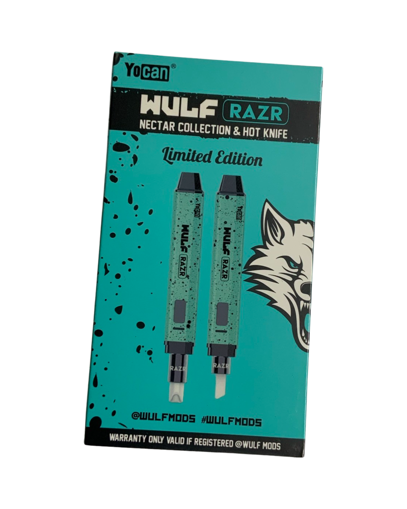 WULF MODS YOCAN RAZER NECTOR COLLECTION & HOT KNIFE. Teal-Black Spatter