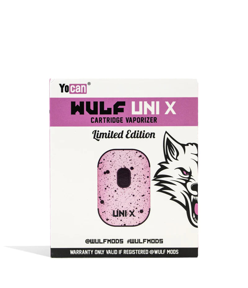 WULF UNI-X .510 CART VAPORIZER - PINK-BLACK SPATTER