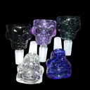 Hillside Glass 6pk Skull Bowls 14mm