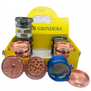 4-Part Stainless Steel 63mm Herb Grinders 6 SET GR12