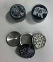 4-Part Stainless Steel 63mm Herb Grinders MEDIUM GR89