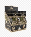 KING PALM GELATO CREAM 2 ROLLIES - HALF GRAM EACH 20 POUCHES PER DISPLAY BOX